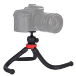 MZ305 ミニ オクトパス フレキシブル三脚 ホルダー ボールヘッド付き SLRカメラ、GoPro HERO10 ブラック / HERO9 ブラック / HERO8 ブラック /7 /6 /5 /5 セッション /4 セッション /4 /3+ /3 /2 /1、DJI Osmo Action、Xiaoyi 他アクションカメラ、携帯電話、サイズ：30cmx5cm、MZ305
