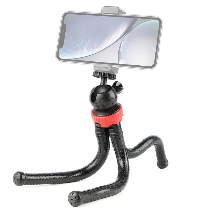MZ305 ミニ オクトパス フレキシブル三脚 ホルダー ボールヘッド付き SLRカメラ、GoPro HERO10 ブラック / HERO9 ブラック / HERO8 ブラック /7 /6 /5 /5 セッション /4 セッション /4 /3+ /3 /2 /1、DJI Osmo Action、Xiaoyi 他アクションカメラ、携帯電話、サイズ：30cmx5cm、MZ305