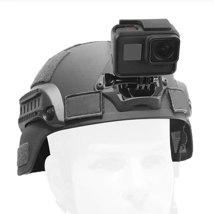 GP193 アルミ合金ヘルメット自撮りスタンド GoPro、Insta360、DJIおよびその他アクションカメラ用、GP193
