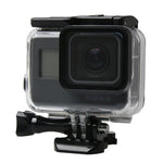 GoPro HERO6 /5 ブラック用 60m 防水ハウジング ダイビングケース タッチスクリーンバックドア＆フィルター / バックル ベーシックマウント＆ネジ付き、レンズ分解不要、60m 防水