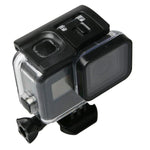 GoPro HERO6 /5 ブラック用 60m 防水ハウジング ダイビングケース タッチスクリーンバックドア＆フィルター / バックル ベーシックマウント＆ネジ付き、レンズ分解不要、60m 防水