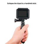 GP456 GoPro、Insta360、DJIおよびその他のアクションカメラと4-6.8インチスマホ用 三脚ブラケット、GP456