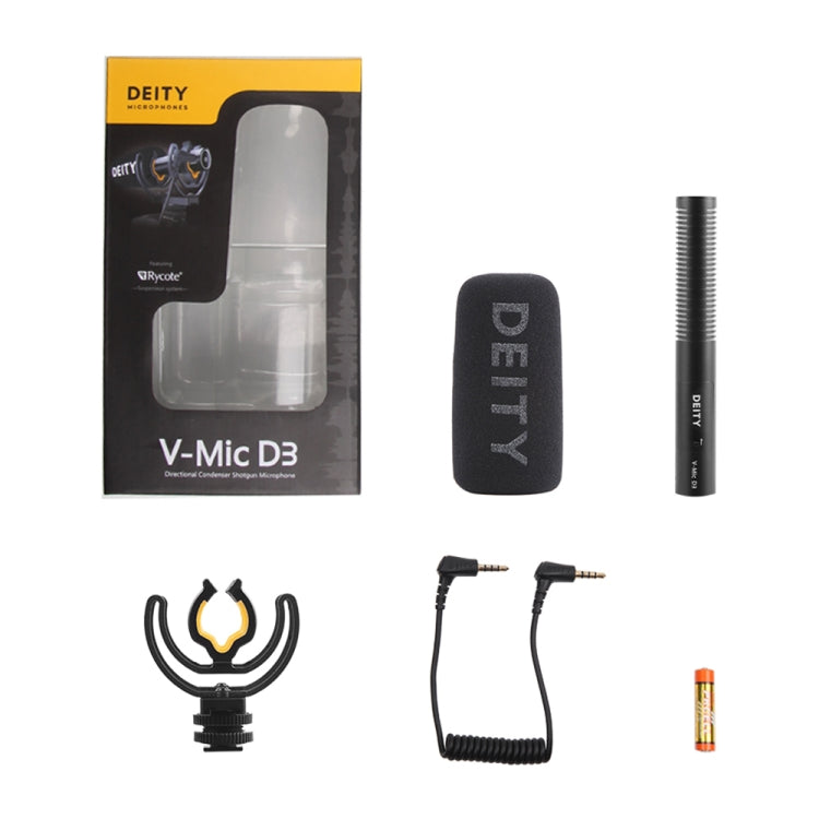 Deity V-Mic D3 指向性コンデンサーショットガンマイクロフォン、V-Mic D3
