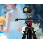 YELANGU L40T 40cm カーボンファイバースライドレールトラック SLRカメラ / ビデオカメラ用 L40T 40cm