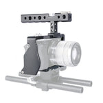 YELANGU C6 カメラビデオケージハンドルスタビライザー Sony A6000 / A6300 / A6500 / A6400用、ハンドルスタビライザー