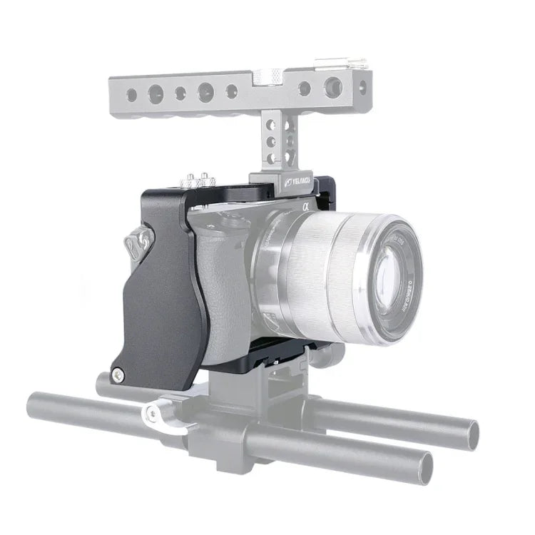 YELANGU C6 カメラビデオケージスタビライザー Sony A6000 / A6300 / A6500 / A6400用、スタビライザー