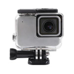 GoPro HERO7 ホワイト / シルバー用 スケルトンハウジング サイドホロー保護ケース バックル付き ベーシックマウント＆ネジ、サイドホロー