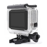 GoPro HERO7 ホワイト / シルバー用 スケルトンハウジング サイドホロー保護ケース バックル付き ベーシックマウント＆ネジ、サイドホロー
