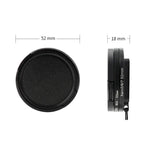 RUIGPRO GoPro HERO 7/6/5用 プロフェッショナル 52mm ND4 レンズフィルター フィルターアダプターリング＆レンズキャップ付き、ND4レンズ
