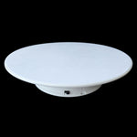 25cm 360度電動回転ターンテーブルディスプレイスタンド ビデオ撮影小道具用ターンテーブル、耐荷重3kg、バッテリー駆動、25cm/バッテリー駆動(B)、25cm/バッテリー駆動(BW)、25cm/バッテリー駆動(W)