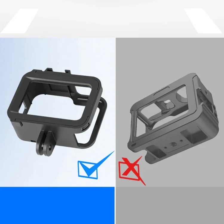 RUIGPRO GoPro HERO8 Black用 スタンダードボーダー PC ABSフレームマウント保護ケース