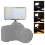 LED011S ポケット180 LEDs プロフェッショナルVlog撮影ビデオ＆フォトスタジオライト OLEDディスプレイ＆コールドシューアダプター付き Canon / Nikon DSLRカメラ用、180 LED