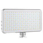 LED011S ポケット180 LEDs プロフェッショナルVlog撮影ビデオ＆フォトスタジオライト OLEDディスプレイ＆コールドシューアダプター付き Canon / Nikon DSLRカメラ用、180 LED