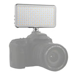 LED011S ポケット180 LEDs プロフェッショナルVlog撮影ビデオ＆フォトスタジオライト OLEDディスプレイ＆コールドシューアダプター付き Canon / Nikon DSLRカメラ用、180 LED