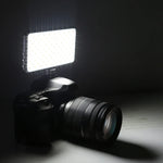 LED011S ポケット180 LEDs プロフェッショナルVlog撮影ビデオ＆フォトスタジオライト OLEDディスプレイ＆コールドシューアダプター付き Canon / Nikon DSLRカメラ用、180 LED
