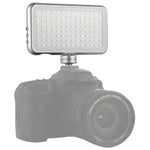 LED-013 ポケット112 LEDs プロフェッショナルVlog撮影ビデオ＆フォトスタジオライト OLEDディスプレイ＆コールドシューアダプター付き Canon / Nikon DSLRカメラ用、112 LED