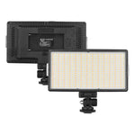LED01 416 LEDs 3600LM プロフェッショナルVlog撮影ビデオ＆フォトスタジオライト Canon / Nikon DSLRカメラ用、416 LED