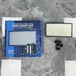 LED01 416 LEDs 3600LM プロフェッショナルVlog撮影ビデオ＆フォトスタジオライト Canon / Nikon DSLRカメラ用、416 LED