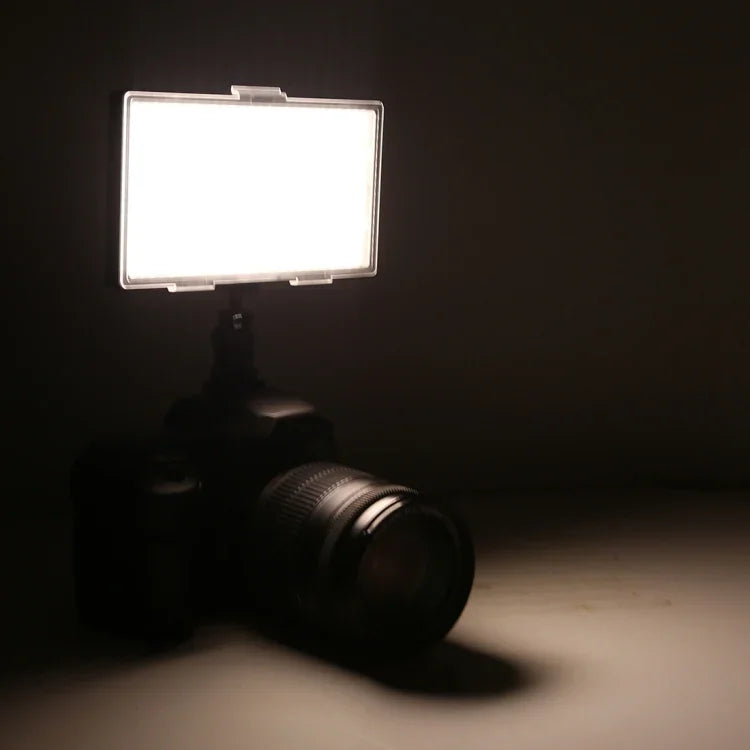 LED01 416 LEDs 3600LM プロフェッショナルVlog撮影ビデオ＆フォトスタジオライト Canon / Nikon DSLRカメラ用、416 LED