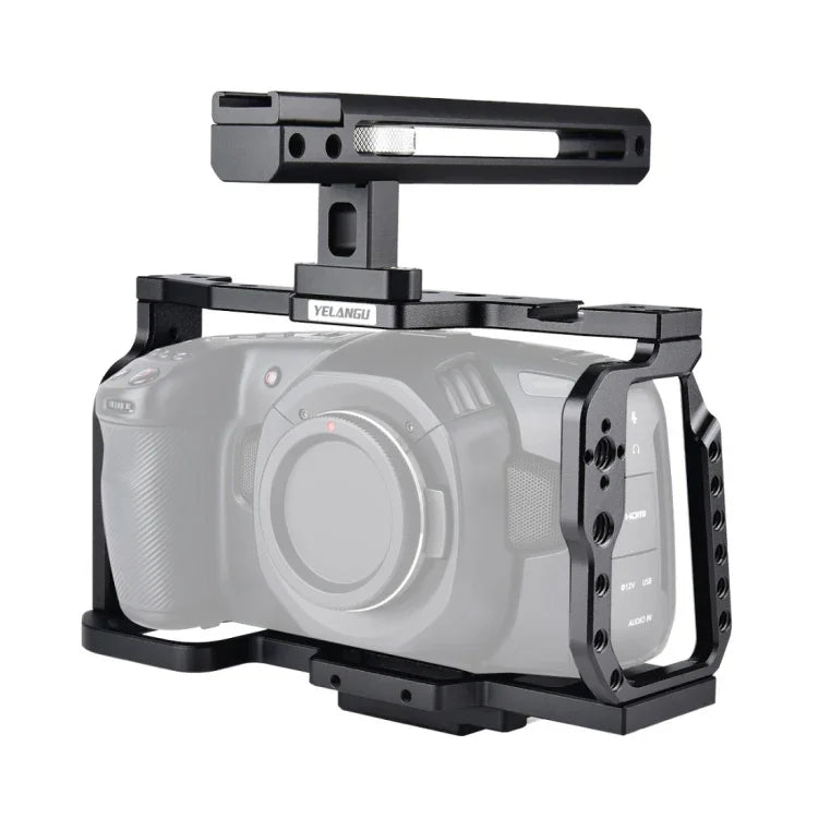 YELANGU C9-A YLG0911A ハンドルビデオカメラケージスタビライザー DJI BMPCC 4K用、C9-A