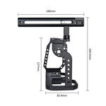 YELANGU C9-A YLG0911A ハンドルビデオカメラケージスタビライザー DJI BMPCC 4K用、C9-A