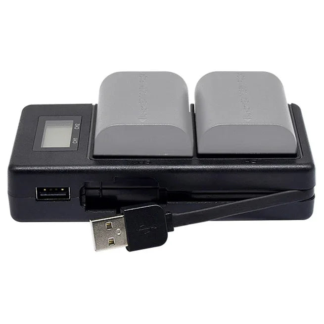 LP-E6 デジタルカメラ一眼レフバッテリー デジタルLCD充電器 Canonシリーズ用, LP-E6