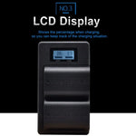 LP-E6 デジタルカメラ一眼レフバッテリー デジタルLCD充電器 Canonシリーズ用, LP-E6