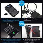 LP-E6 デジタルカメラ一眼レフバッテリー デジタルLCD充電器 Canonシリーズ用, LP-E6