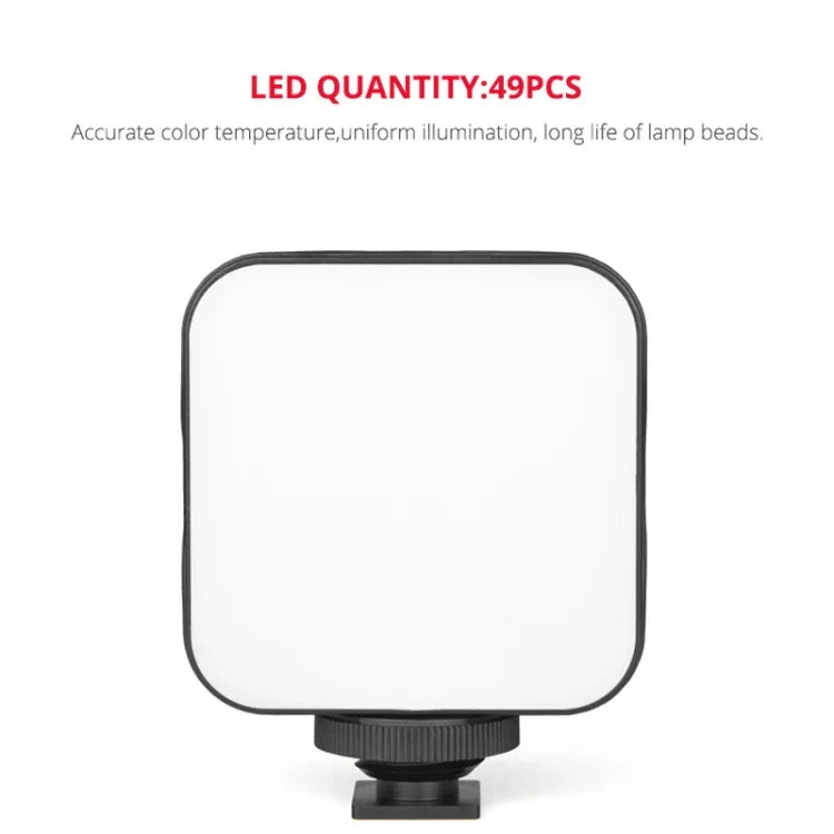 YELANGU LED01 49 LED カメラ／ビデオカムコーダー用ビデオライト、ビデオライト