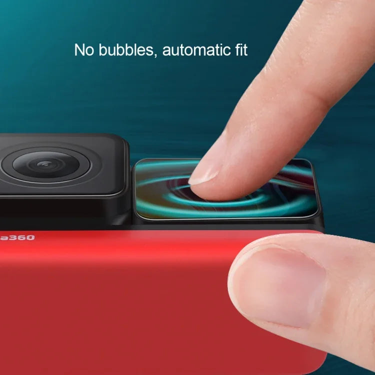 Insta 360 One R 4K用 レンズ＋液晶ディスプレイ用強化ガラスフィルム, Insta 360 One R 4K用