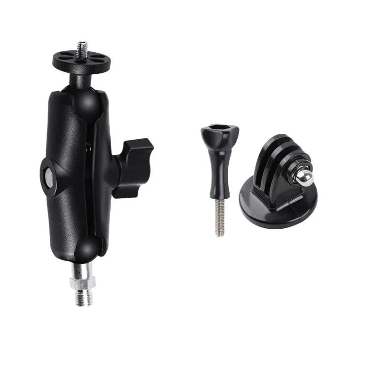 M10 9cm連結ロッド固定式バイクマウントホルダー 三脚アダプター＆ネジ付き GoPro、Insta360、DJIおよびその他アクションカメラ用, M10 9cm連結ロッドホルダー