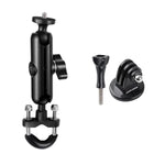 9cm連結ロッド 20mmボールヘッド バイク用ハンドルバー固定マウントホルダー 三脚アダプター＆ネジ付き GoPro、Insta360、DJIおよびその他アクションカメラ用, 9.5cm連結ロッドホルダー