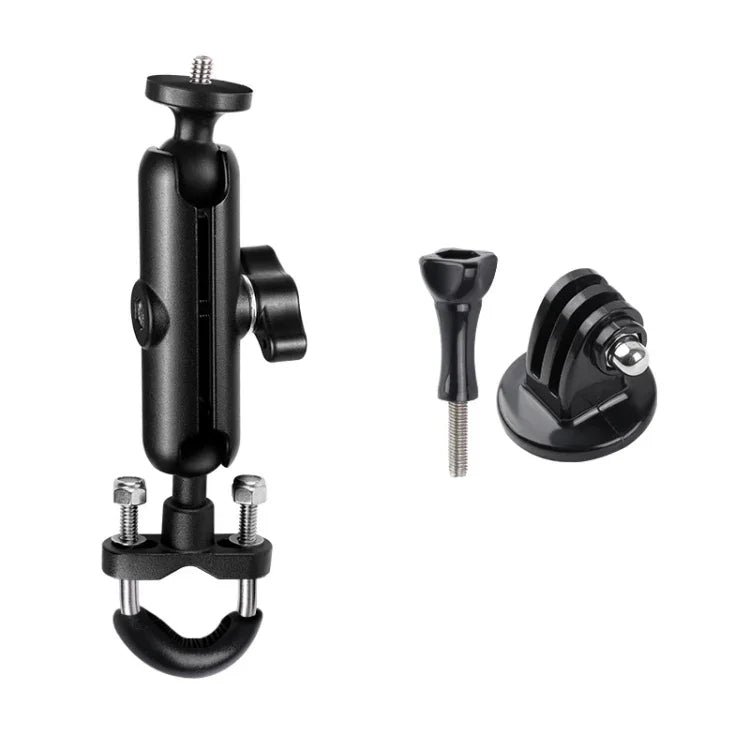 9cm連結ロッド 20mmボールヘッド バイク用ハンドルバー固定マウントホルダー 三脚アダプター＆ネジ付き GoPro、Insta360、DJIおよびその他アクションカメラ用, 9.5cm連結ロッドホルダー