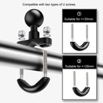 9cm連結ロッド 20mmボールヘッド バイク用ハンドルバー固定マウントホルダー 三脚アダプター＆ネジ付き GoPro、Insta360、DJIおよびその他アクションカメラ用, 9.5cm連結ロッドホルダー