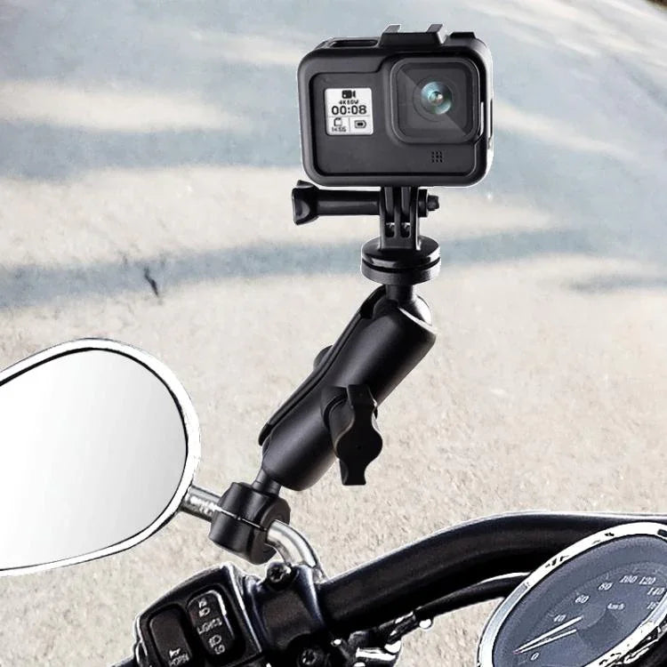 25mm ボールヘッド M10ネジ バイク用固定マウントホルダー GoPro、Insta360、DJI 他アクションカメラ対応, 25mm ボールヘッド M10ネジ