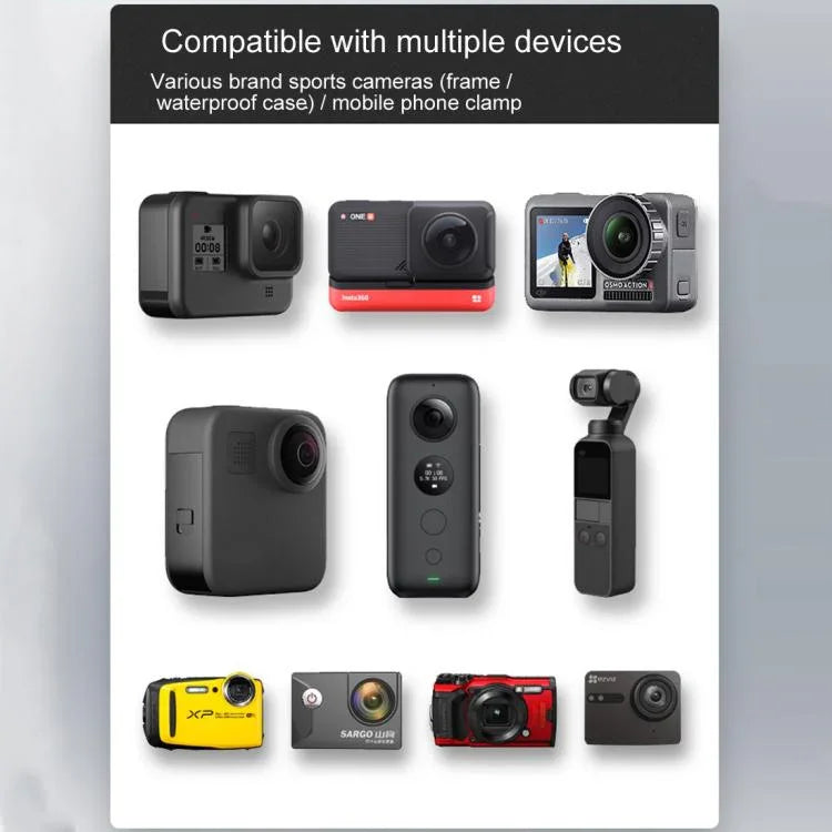 1/4インチネジ 25mm ボールヘッド バイク用固定マウントホルダー 三脚アダプター＆ネジ付き GoPro、Insta360、DJI 他アクションカメラ対応, 1/4インチネジ 25mm ボールヘッド