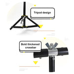 150x200cm T字型 フォトスタジオ背景サポートスタンド バックドロップ クロスバーブラケットキット クリップ付き、背景布なし, 150x200cm