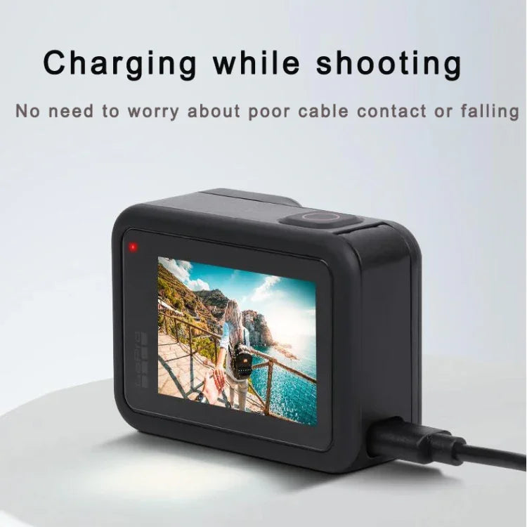 スポーツカメラ 充電式バッテリー交換用サイドカバー GoPro HERO8用, GoPro HERO8対応