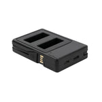 LCD画面付きデュアルバッテリーチャージャー 充電容量表示 GoPro HERO9 Black / HERO10 Black対応, 充電容量表示付き