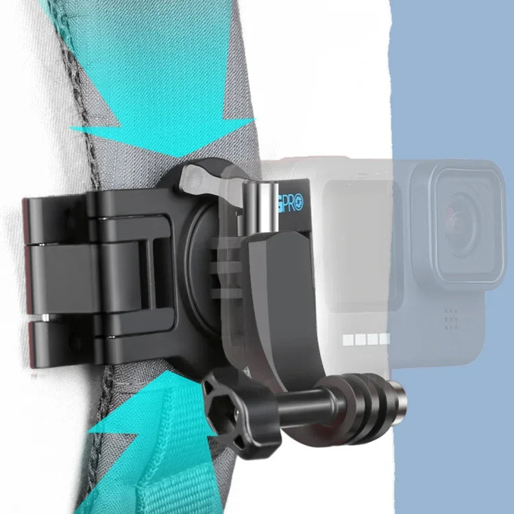 RUIGPRO 360度回転クイックリリースストラップマウント ショルダーバックパックマウント GoPro、Insta360、DJI 他アクションカメラ対応