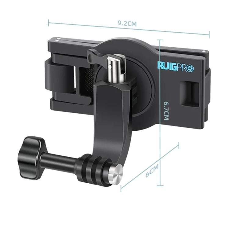 RUIGPRO 360度回転クイックリリースストラップマウント ショルダーバックパックマウント GoPro、Insta360、DJI 他アクションカメラ対応