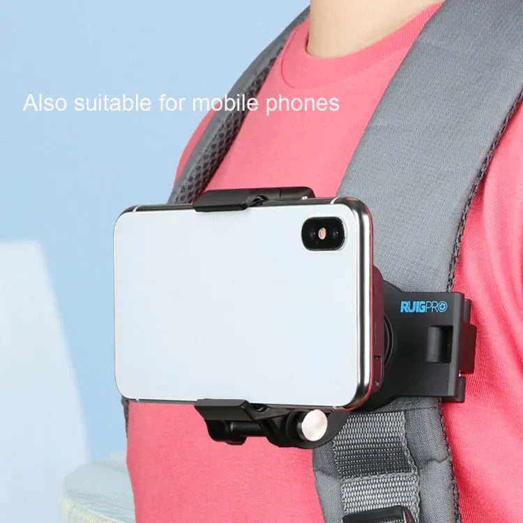 RUIGPRO 360度回転クイックリリースストラップマウント ショルダーバックパックマウント GoPro、Insta360、DJI 他アクションカメラ対応