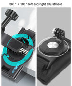 RUIGPRO 360度回転クイックリリースストラップマウント ショルダーバックパックマウント GoPro、Insta360、DJI 他アクションカメラ対応