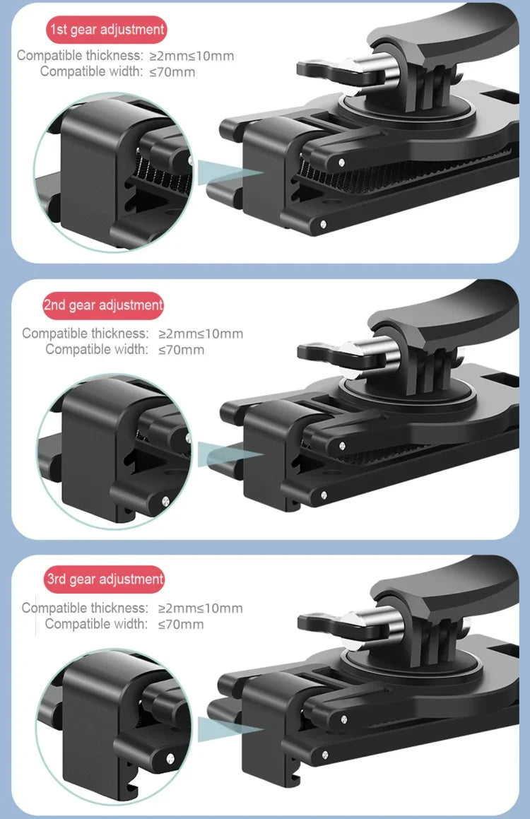 RUIGPRO 360度回転クイックリリースストラップマウント ショルダーバックパックマウント GoPro、Insta360、DJI 他アクションカメラ対応