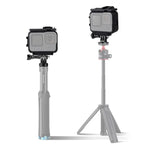 GoPro HERO10 Black / HERO9 Black 用プラスチックフレームマウント保護ケース（ベースバックル＆ロングスクリュー付き）、プラスチックフレーム