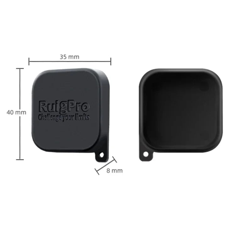 RUIGPRO GoPro HERO10 Black / HERO9 Black 用ソフトラバー傷防止カメラレンズ保護キャップ、GoPro HERO9 Black 用