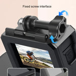 For GoPro HERO10 Black / HERO9 Black ABS Plastic Border Frame Mount Protective Case with Buckle Basic Mount & Screw, ABS Plastic Border Frame