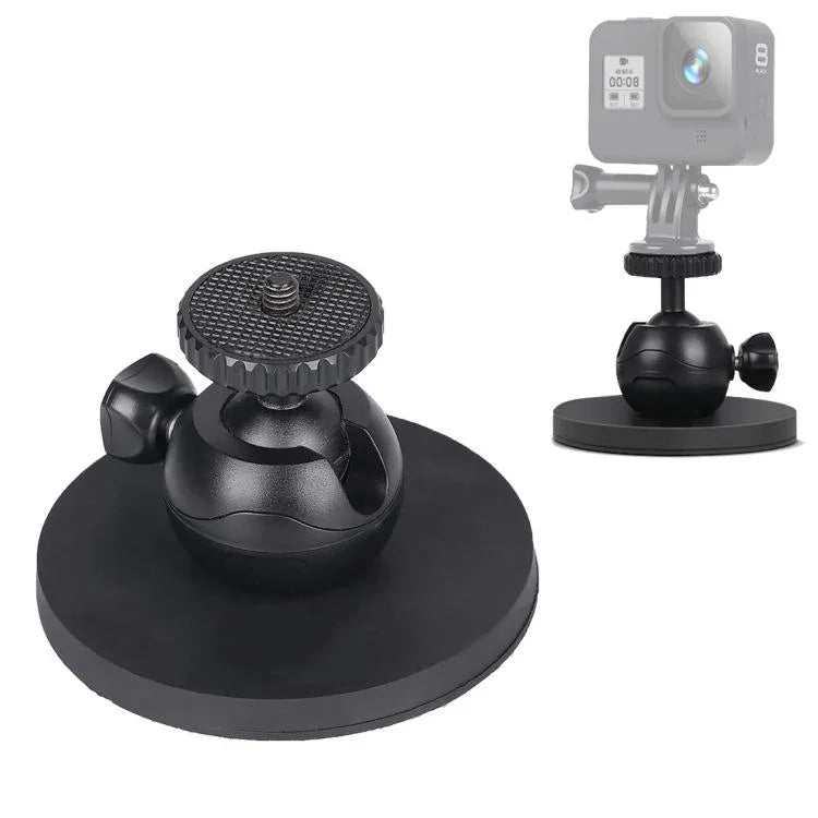 GoPro Hero11 Black / HERO10 Black / HERO9 Black / HERO8 Black /7 /6 /5 /5 Session /4 Session /4 /3+ /3 /2 /1、Xiaoyi 他アクションカメラ用車載吸盤マウントブラケット、スタイル：シングル吸盤、スタイル：シングル