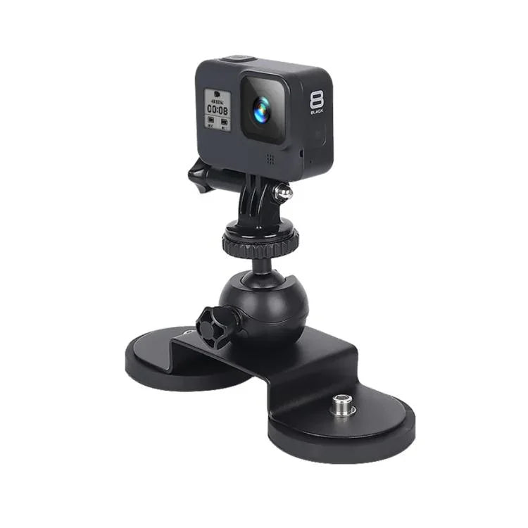 GoPro Hero11 Black / HERO10 Black / HERO9 Black / HERO8 Black /7 /6 /5 /5 Session /4 Session /4 /3+ /3 /2 /1、Xiaoyi 他アクションカメラ用車載吸盤マウントブラケット、サイズ：M、サイズ：M