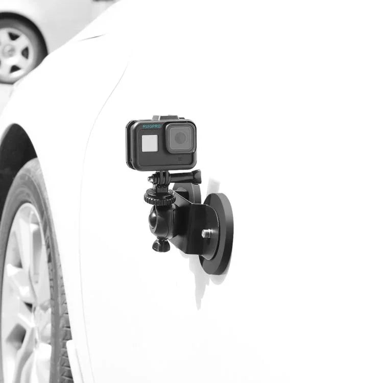 GoPro Hero11 Black / HERO10 Black / HERO9 Black / HERO8 Black /7 /6 /5 /5 Session /4 Session /4 /3+ /3 /2 /1、Xiaoyi 他アクションカメラ用車載吸盤マウントブラケット、サイズ：M、サイズ：M